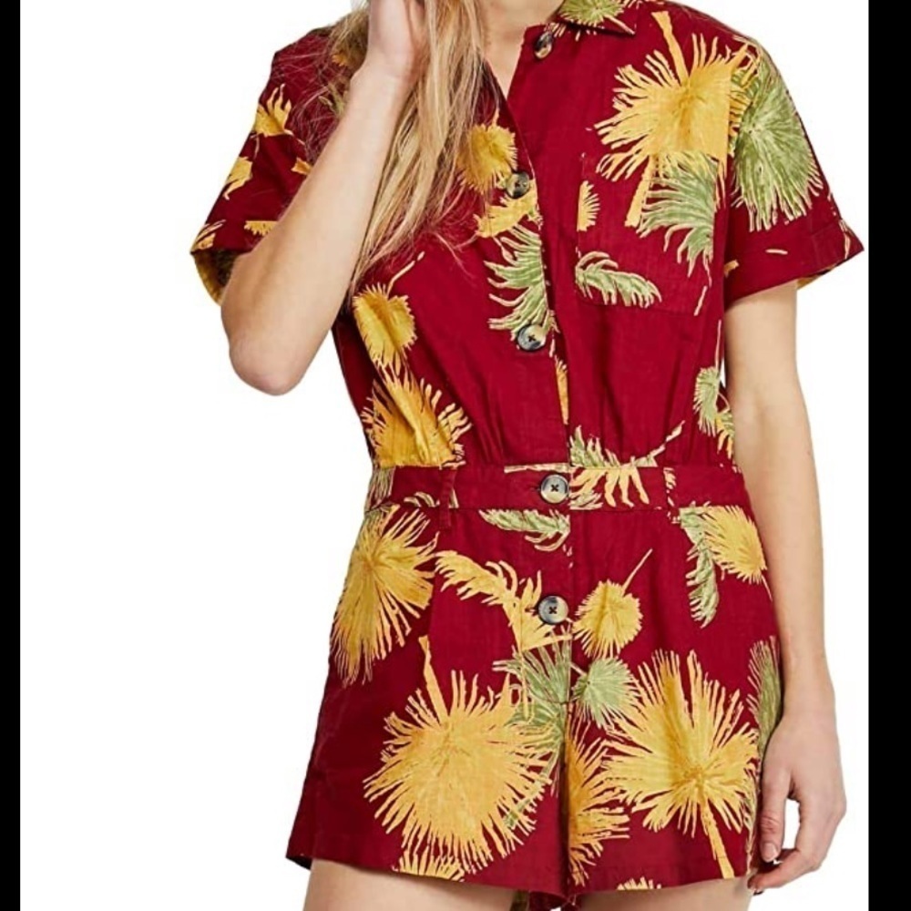 FREEPEOPLE Malibu tropical print jumpsuit - Picture 11 of 12